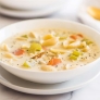 Easy Creamy Chicken Noodle Soup - Baking Mischief